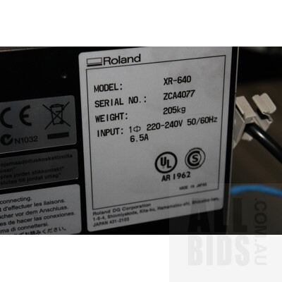 Roland Soljet Pro4 XR-640 Wide Format 1625mm 1440DPI Printer/Cutter - ORP $41,800.00
