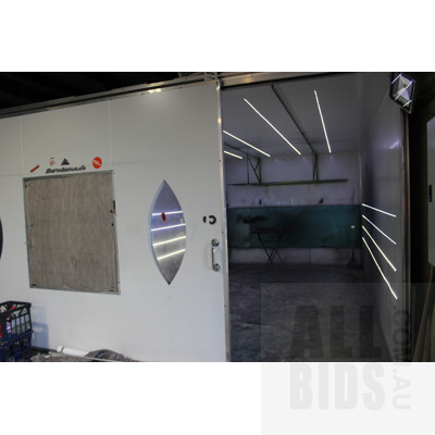 Commercial Spray Painting Booth and Equipment Room