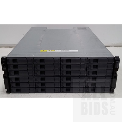 NetApp DS4243 NAJ-0801i 24 Bay Hard Drive Array (14.4TB Installed) with Two Controller Modules