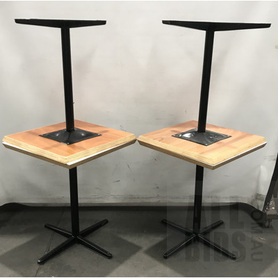 Cafe Tables - Lot Of Four