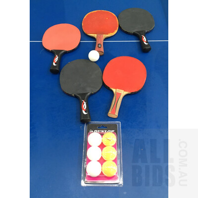 Champion Full Size Folding Table Tennis Table With Accessories