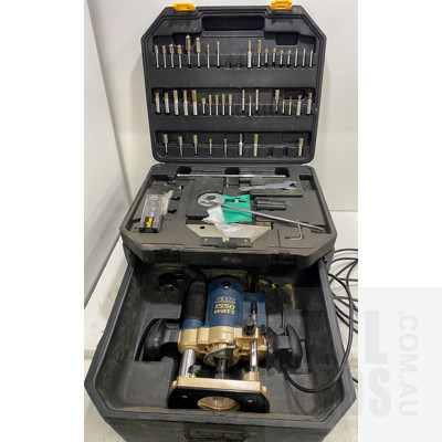 GMC R1250s Router with Assorted Router Attachments