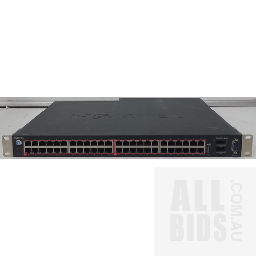 Nortel (5650-TD-PWR) 5000 Series 48 Port Gigabit Ethernet PoE Stackable Routing Switch