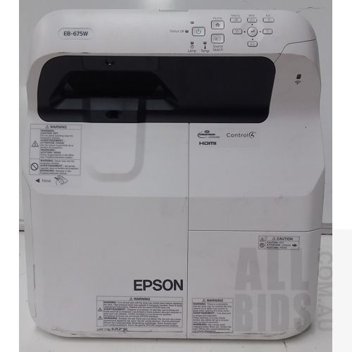 Epson EB-675W WXGA 3LCD Projector