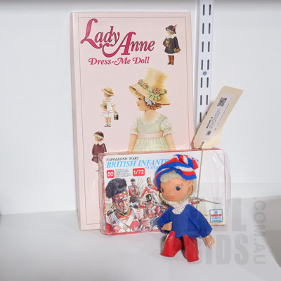 Lady Anne Dress Me Doll Sealed in Box, West German Doll Circa 1967 and More