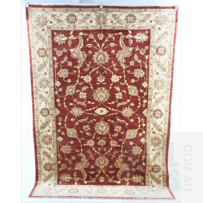 Indo Persian Zeigler Hand Knotted Wool Rug