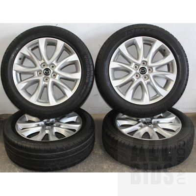Set Of Four 19 Inch Alloy Wheels With Tyres
