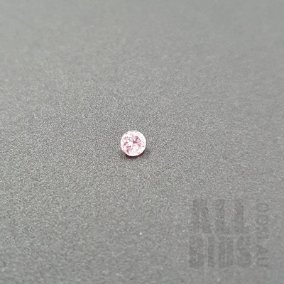 Pink Diamond - Natural - Round Brilliant-cut 0.095cts