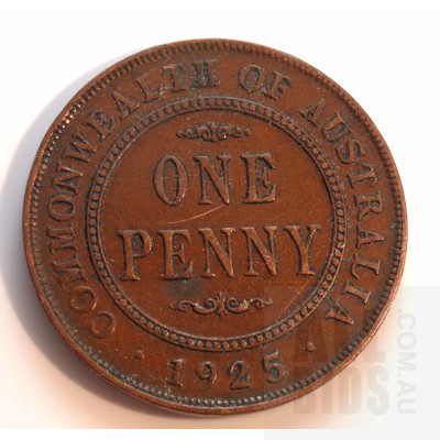 AUSTRALIA: 1925 Penny