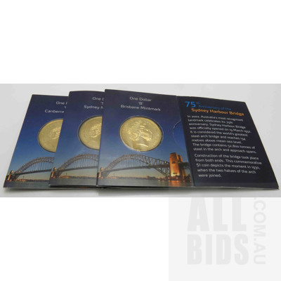 AUSTRALIA: $1 Sydney Harbour Bridge Coins (x3)