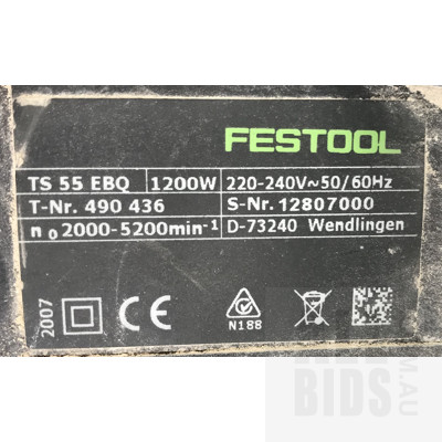 Festool TS 55 EBQ Circular Saw