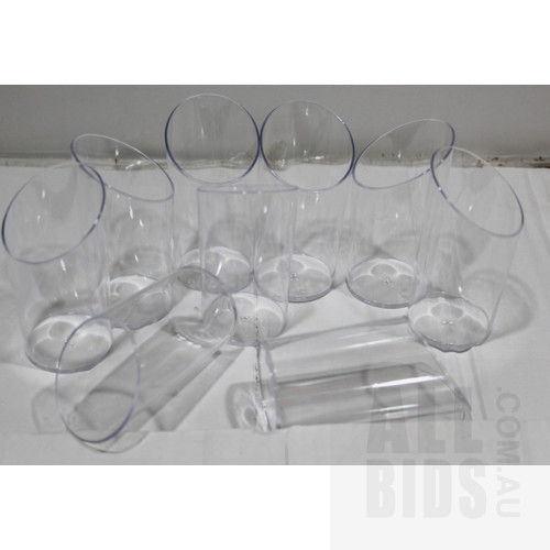 Solia PS30331 Truncated 80ml Clear Plastic Tubes - Lot of 200 - New