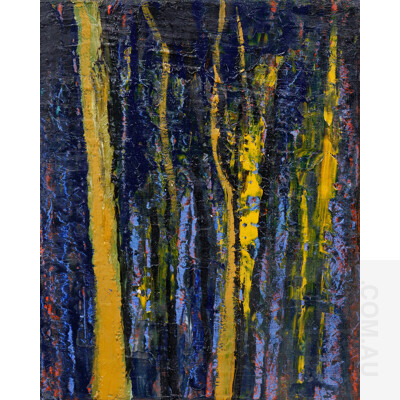 Ingrid Weiss, Landscape Quartet, Oil on Canvas, Each 25 x 20 cm (4)