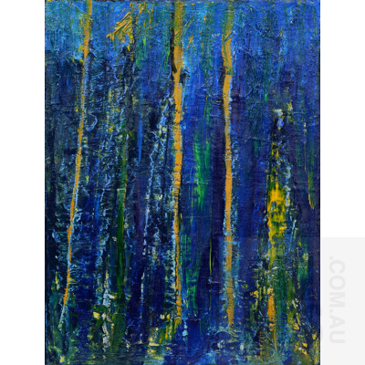 Ingrid Weiss, Landscape Quartet, Oil on Canvas, Each 25 x 20 cm (4)
