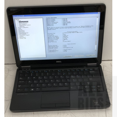 Dell Latitude E7240 12.5-Inch Intel Core i7 (4600U) 2.10GHz CPU Laptop