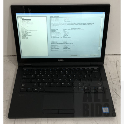 Dell Latitude 5289 12.5-Inch Intel Core i7 (7600U) 2.80GHz CPU Touchscreen Laptop
