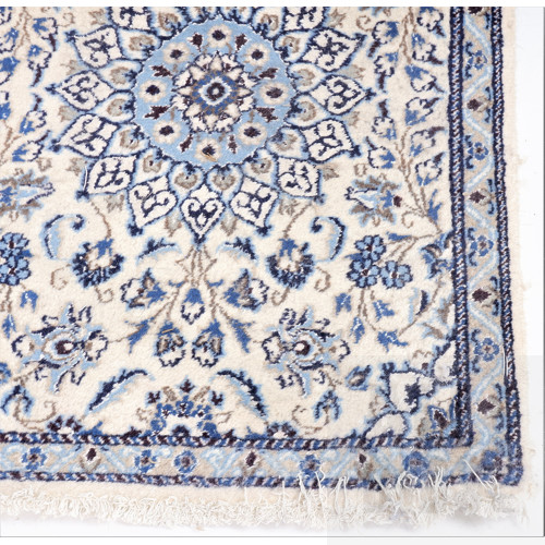 Persian Style Hand Knotted Runner with Central Medallion