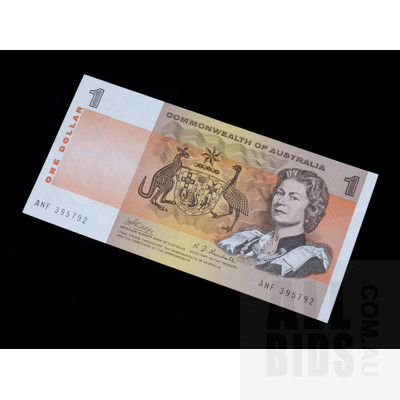 $1 1969 Phillips Randall Australian One Dollar Banknote R83 ANF395792