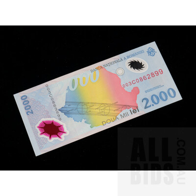 Romanian 2 000 Doua Banknote