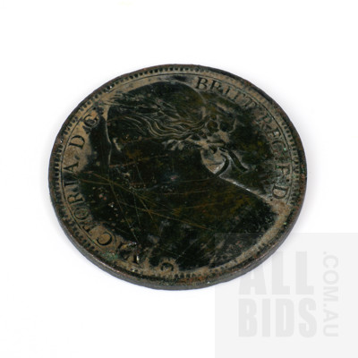 1862 British Penny