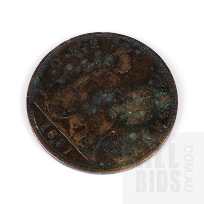 1881 British Penny