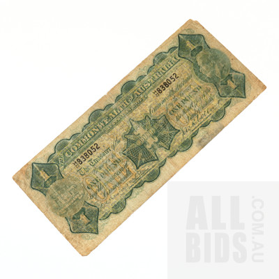 £1 1933 Miller Collins Australian One Pound Banknote R23 H23838052