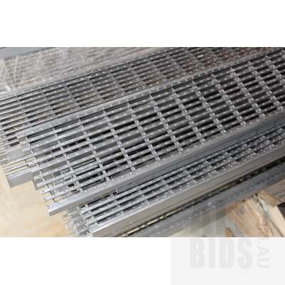 Drainage Channel Grates(3000mm x 120mm) - Lot of 89