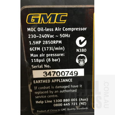 GMC, MOC, Oil Less Air Compressor