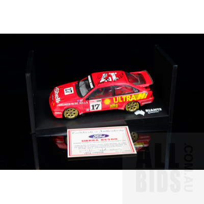 Biante - 1989 Dick Johnson/John Bowe 1000 Ford Sierra RS500 - 1:18 Scale Model Car - With Dick Johnson And John Bowe Signature On COA And Car