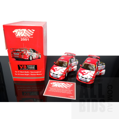 Biante - Mark Skaife/Tony Longhurst Jason Bright/Thomas Mezera Limited Edition Twin Pack VX Commodores  - 1:18 Scale Model Cars