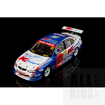 AUTOart 2003 Holden VY Commodore Kmart Racing Rick Kelly/Greg Murphy 1:18 Scale Model Car With Signature On Car