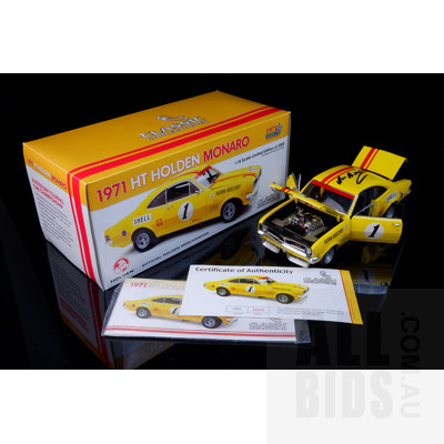 Classic Carlectables - 1971 HT Holden Monaro Norm Beechy - 1:18 Scale Model Car With Signature