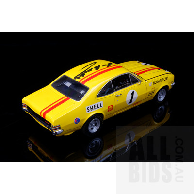 Classic Carlectables - 1971 HT Holden Monaro Norm Beechy - 1:18 Scale Model Car With Signature