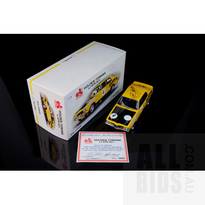 Classic Carlectables - Holden Torana LJ GTR XU-1 - 1:18 Scale Model Car Signed By Dick Johnson