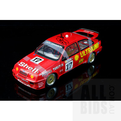 Autoart -1988 Ford Sierra RS500 - 1:18 Scale Model Car Signed By Dick Johnson