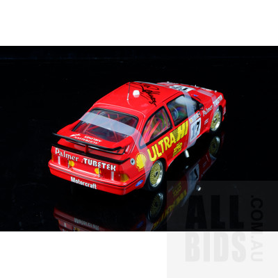Autoart -1988 Ford Sierra RS500 - 1:18 Scale Model Car Signed By Dick Johnson