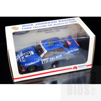 Autoart - 1982 XE Falcon  - 1:18 Scale Model Car Signed By Dick Johnson And John French
