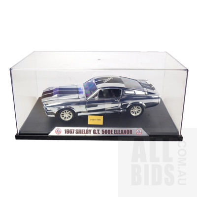 Shelby Collectables - 1967 Shelby GT500E Eleanor- 1:18 Model Car - Signed by Carroll Shelby - 41/500