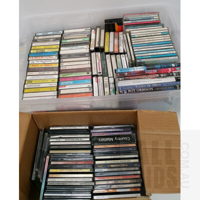Assorted Lot Of Cds,Dvds And Cassetes