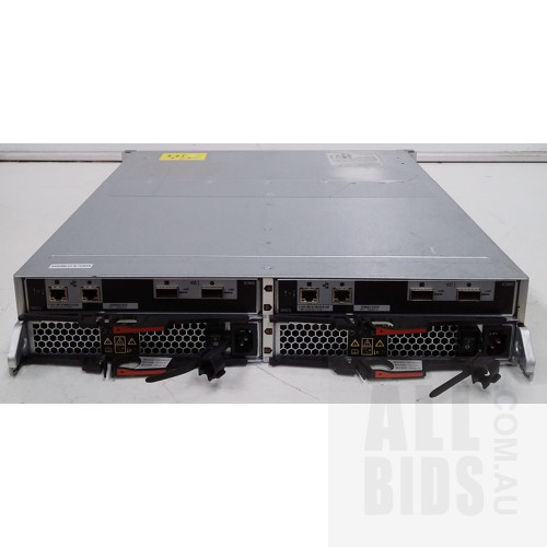 Netapp NAJ-1001 24 Bay Disk Array (21.6TB Installed) with Two SAS Controller Modules