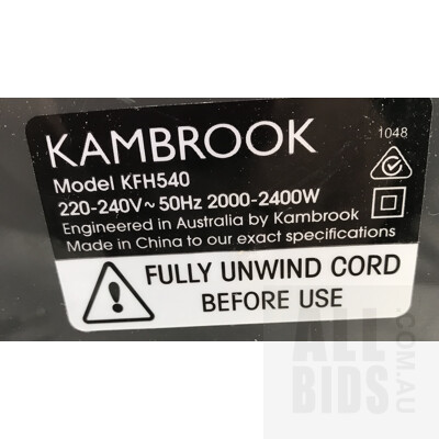 Kambrook KFH540 Fan Heater And Heller FHH42 Fan Heater