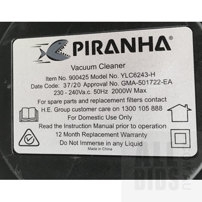 Piranha YLC6243-H Bagless Vacuum Cleaner