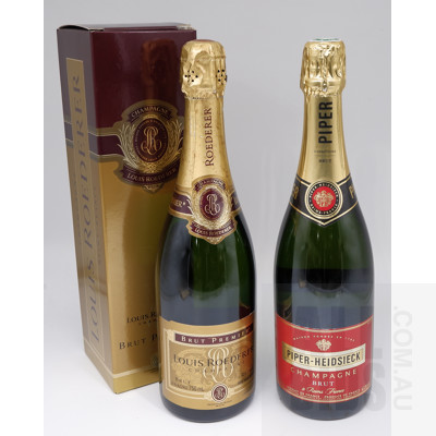 Louis Roederer Brut Premier Champagne, 750ml and Piper Heidsieck Brut Champagne, 750ml