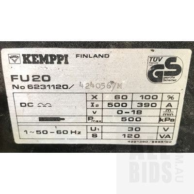Kemppi PS3500/FU20 Industrial MIG Welder
