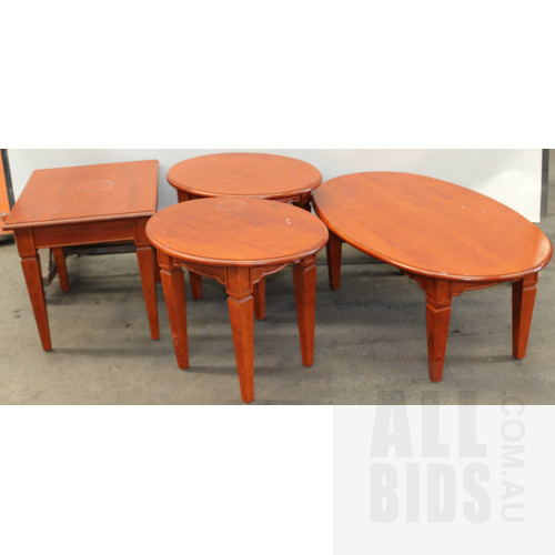 Meubles Dine Art Inc. Coffee and Occasional Tables - Lot of Four