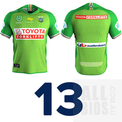 13. Ryan Sutton - Canberra Raiders Women In League Jersey - Proceeds Towards the Raiders NRLW Competition Application