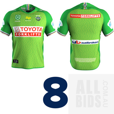 8. Josh Papalii - Canberra Raiders Women In League Jersey - Proceeds Towards the Raiders NRLW Competition Application