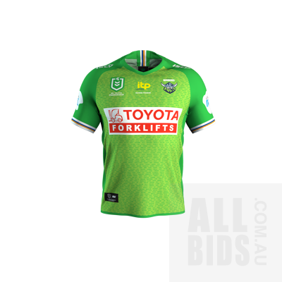 8. Josh Papalii - Canberra Raiders Women In League Jersey - Proceeds Towards the Raiders NRLW Competition Application