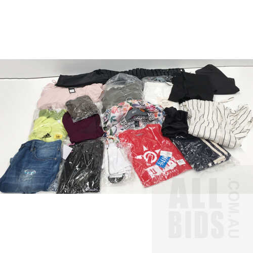 Designer Women's Clothing Size M 10/12 Brands Including Cotton On, Jets, Adidas, Unit and More - Lot of 15