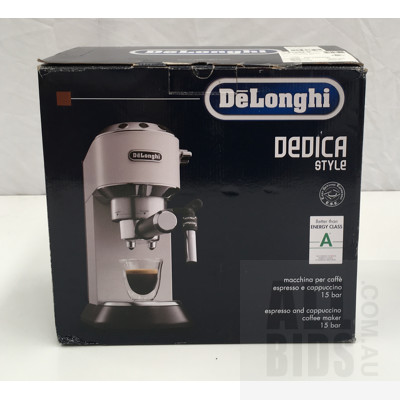 Delonghi Dedica EC685W Pump Espresso Coffee Machine ORP $300